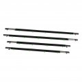 4 Pcs Car Window Moulding Trim 72450 Swa A01 Weatherstrips Seal Weatherstrip For 2007 To 2011 