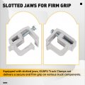 Truck Clamps For Mounting Caps Camper Shell Topper Canopy Heavy Duty Aluminum 4pcs-silver