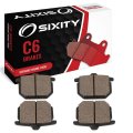 Sixity C6 Front Ceramic Brake Pads For Honda Cb900c Custom 1980 Complete Set 