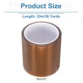 Heat Tape 4 X 108ft High Temperature Resistant Transfer For Sublimation Press Vinyl Electronics 3d Printers Diy Crafts Brown