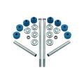 Suspension Stabilizer Bar Link Set For Gmc K2500 1990 1995 Front Thermoplastic Blue Bushing Regular Grade Hex End 