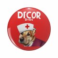 1080 Graphics Doctor Doggie With Writing Mexican Spanish Pandorasbox1952 Key Chain Double Sided Stainless Steel Keychain 