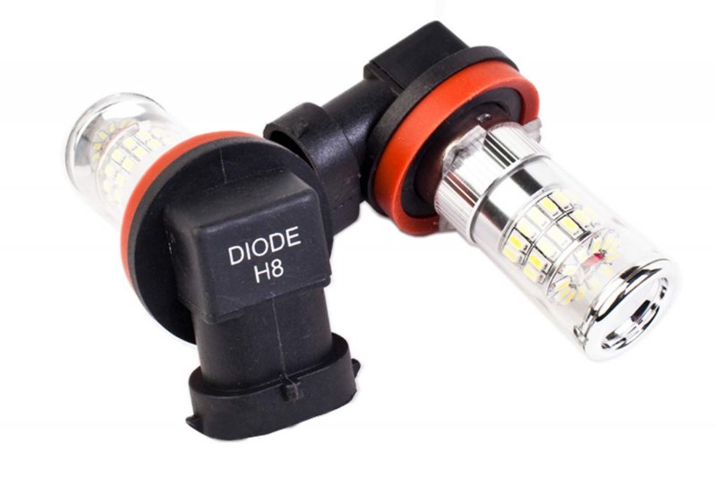 Diode Dynamics Fog Light Leds For Hyundai Veloster Turbo 2013-2016 Pair H8 Hp48 White