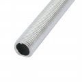 Uxcell Lamp Pipe Nipple M10 Thread 210mm Length Hollows Repair Part Hardware For Lamp Lights Zinc Plated Silver Tone
