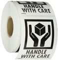 Aviditi Ipm302 Rectangle International Pictorial Label Handle With Care 3 Length X 4 Width Roll Of 500 