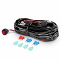 Nilight Led Light Bar 2pcs 12 Inch 300w Triple Row Flood Spot Combo 30000lm Driving Lights With Off Road Wiring Harness Kit -2 