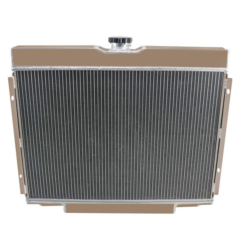 3 Row Core Aluminum Radiator For 1967 To 1970 Ford Mustang Mercury And 1968 Cougar Xr7 Full T-6061 Construction
