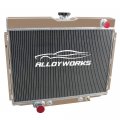 3 Row Core Aluminum Radiator For 1967 To 1970 Ford Mustang Mercury And 1968 Cougar Xr7 Full T-6061 Construction