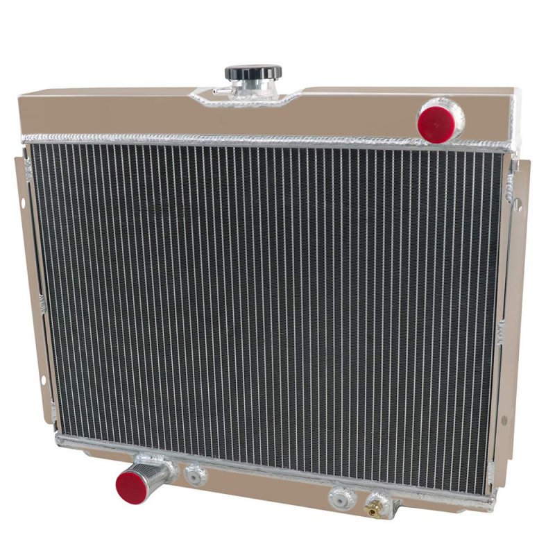3 Row Core Aluminum Radiator For 1967 To 1970 Ford Mustang Mercury And 1968 Cougar Xr7 Full T-6061 Construction