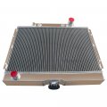 3 Row Core Aluminum Radiator For 1967 To 1970 Ford Mustang Mercury And 1968 Cougar Xr7 Full T-6061 Construction