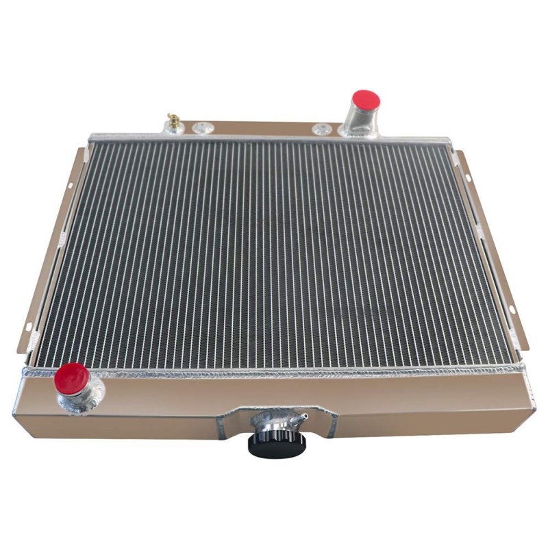 3 Row Core Aluminum Radiator For 1967 To 1970 Ford Mustang Mercury And 1968 Cougar Xr7 Full T-6061 Construction
