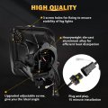 Auxbeam New Upgraded Led Fog Lights Replacement For Dodge Ram 1500 2013 2014 2015 2016 2017 2018 Front Lamp With Drl Black 2pcs 