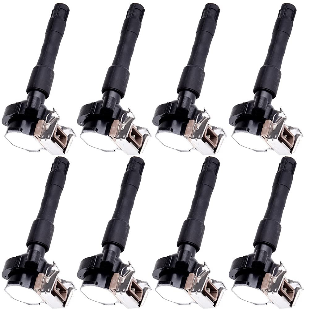 Uf300 Ignition Coils 8 Piece Pack For Bmw X5 3 0l L6 2001 To 2003 Range Rover And Freelander Fixes Engine Misfire Rough Idle