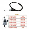 Carburetor Throttle Cable For Honda Atc185 Atc185s Atc200 Atc200s Atc200x Atc200m Atc200e Atc200es Big Red 200 Atv Carb