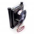 Idili Aj1025t-ca 25l Min Flow Small Radiator Oil Cooling Heat Exchanger Cooler Hydraulic Aluminum Alloy Air 3mpa Ac 110v