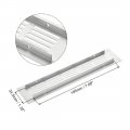 Uxcell Rectangle Shape Ventilation Grille Aluminum Alloy Louvered Air Vent 8 86 X 1 97 Inch For Wardrobe Cupboards 3pcs