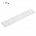 Uxcell Rectangle Shape Ventilation Grille Aluminum Alloy Louvered Air Vent 8 86 X 1 97 Inch For Wardrobe Cupboards 3pcs