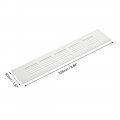 Uxcell Rectangle Shape Ventilation Grille Aluminum Alloy Louvered Air Vent 8 86 X 1 97 Inch For Wardrobe Cupboards 3pcs