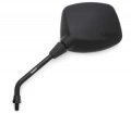 Universal Black Motorcycle Atv Mirror Left Side 10mm X 1 25 Compatible With Honda Kawasaki Suzuki