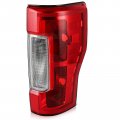 Ocpty Tail Light Assembly 1pcs Replacement For 2017-2019d F-250 Super Duty Ford For F-350 Chrome Housing Red Leny Tail Light