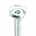 Uxcell M6x30mm Furniture Bolts Hex Socket Screws Fastener Zinc Plated 20pcs