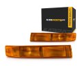Front Signal Corner Light Assembly Pair For Gmc Savana 2500 2003 2018 Driver And Passenger Side With Bulbs Capa Certified