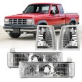 Usr 89-92 Ranger Pickup Front Signal Lights A Corner Lamps Left Right 4pc Set For 1989-1992 Ford Truck And 91-94 Explorer Suv 