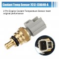 X Autohaux Water Outlet Connect Adapter W Temp Sensor Ford Focus 2012-2018 For Ecosport 2018-2020 Cp9z-8k556-b 7c1z-12a648-a