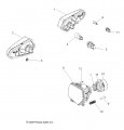 Polaris Ranger Headlight Boot Genuine Oem Part Qty 1