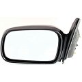 Aftermarket Fits 06-11 Civic Coupe Left Driver Mirror Power Non-painted Black No Heat 
