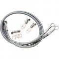 Galfer Front Steel Braided Brake Line Standard Length Clear Silver For Suzuki Boulevard C90 B O S Vl1500b 2006-2007 