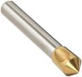 Keo 53520 Cobalt Steel Single-end Countersink Tin Coated 90 Degree Point Angle Round Shank 1 4 Diameter 5 16 Body 