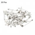 Patikil 60x22mm Downlight Spring Clips 20 Pack Emitting Diode Recessed Lighting Accessories Securing Clamps For Ceiling Lamp