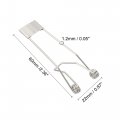 Patikil 60x22mm Downlight Spring Clips 20 Pack Emitting Diode Recessed Lighting Accessories Securing Clamps For Ceiling Lamp