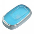 Acropix Tpu 360 Degree Smart Key Fob Case Keyless Entry Remote Shell Protector Cover Fit For Honda Civic Pack Of 1 Gray Clear 
