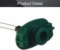 Heyiarbeit Air Tube 10cc Glue Adhesive Dispenser Syringes Connector Adapter For Industrial 3 Pcs