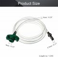 Heyiarbeit Air Tube 10cc Glue Adhesive Dispenser Syringes Connector Adapter For Industrial 3 Pcs