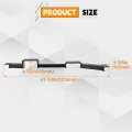 Kuafu Transmission Crossmember Compatible With 1978-1983 G-body Fit Th200 Th250 Th350 Black Powder Coated Heavy Duty Steel
