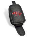 Dodge R T Rectangle Black Leather Magnetic Sunglass Holder Car Sun Visor Mount Clip Official Licensed 2 5 In X 1 8 