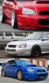 2 Pieces Front Bumper Side Splitters Covers Caps Compatible With For 2004-2005 Subaru Impreza Wrx Sti Gd