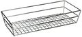 American Metalcraft Gcrc1362 Baskets 13 Length X 6 Width Chrome 
