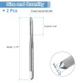 2pcs Hand Bottom Tap 3-56 Unf 2b Thread Bottoming Style Threading Taps High Speed Steel Hss6542 Straight Flutes Screw Tapping