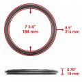 Caltric 2 Front Brake Drum With Shoes Compatible Kawasaki Mule 3000 Kaf620g 2001 2002 2003 2004-2008