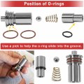 Stl010 Cooler Flow Bypass Valve Kit For Gm 6l80 6l90 2014 Up And 8l90 8l80 8l90e 10l90 2016 Cadillac Chevy Gmc Transmission