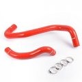G-plus Silicone Coolant Hose Kit Clamps Upper Lower Compatibility Compatible With Ford F250 F350 F450 F550 Super Duty 2pcs