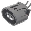 Electrical Connector For Toyota Celica 1993 2005 Blade Terminal Oval 18 Ga Gauge Replacement 9098011349 Black Plastic Standard