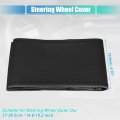 Uxcell Vehicle Hand Sewn Steering Wheel Cover Stitch With Needle And Thread Universal Fit 14 6-15 2 Inch 37-38 5cm Diameter