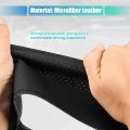 Uxcell Vehicle Hand Sewn Steering Wheel Cover Stitch With Needle And Thread Universal Fit 14 6-15 2 Inch 37-38 5cm Diameter