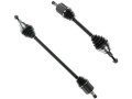 Front Cv Axle Shaft Set Of 2 Compatible With 2005-2018 Volkswagen Jetta Automatic 
