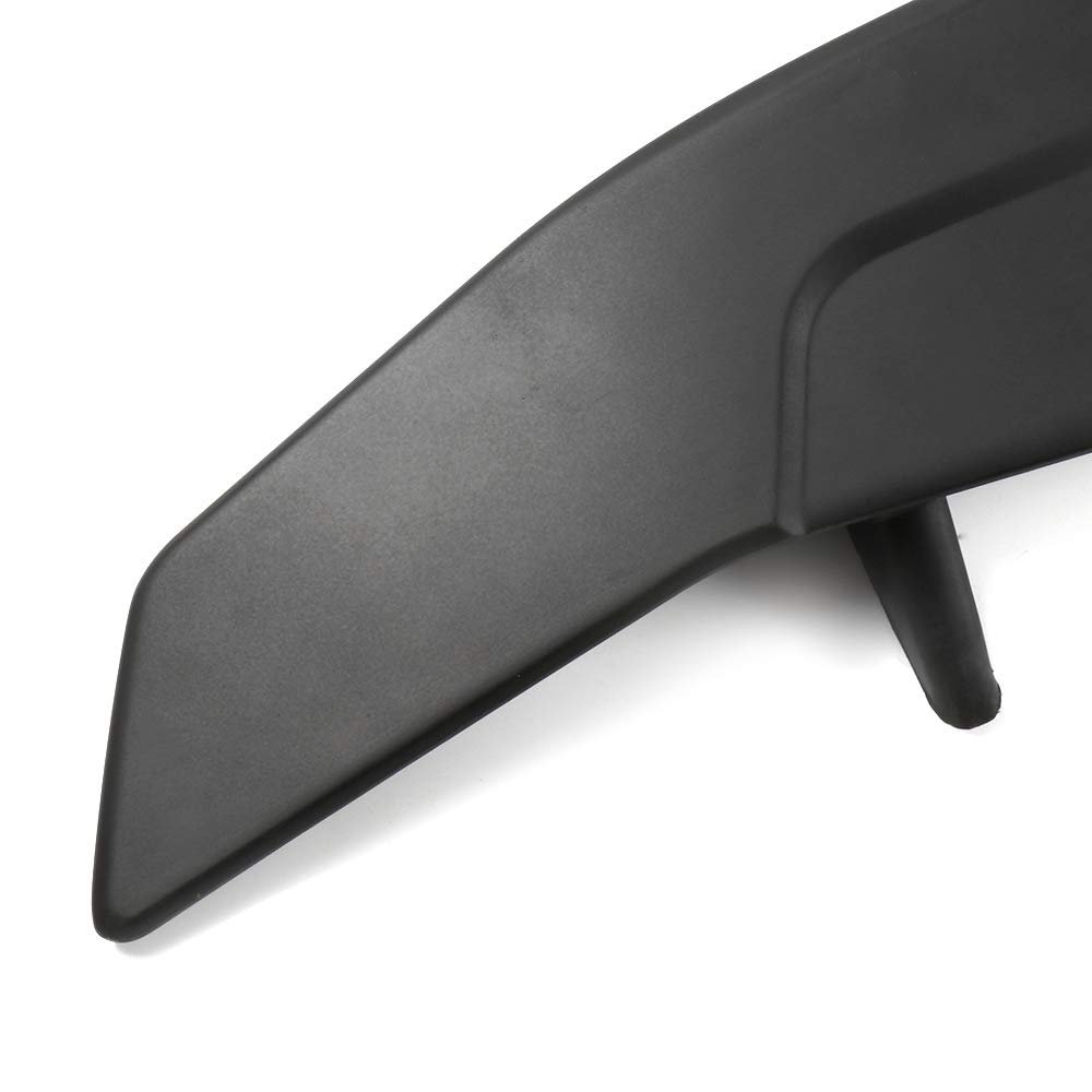 Universal 52 In R Style Rear Trunk Spoiler Wing With 3rd Brake Light Matte Black Abs Aerodynamic Racing For Sedans Adjustable